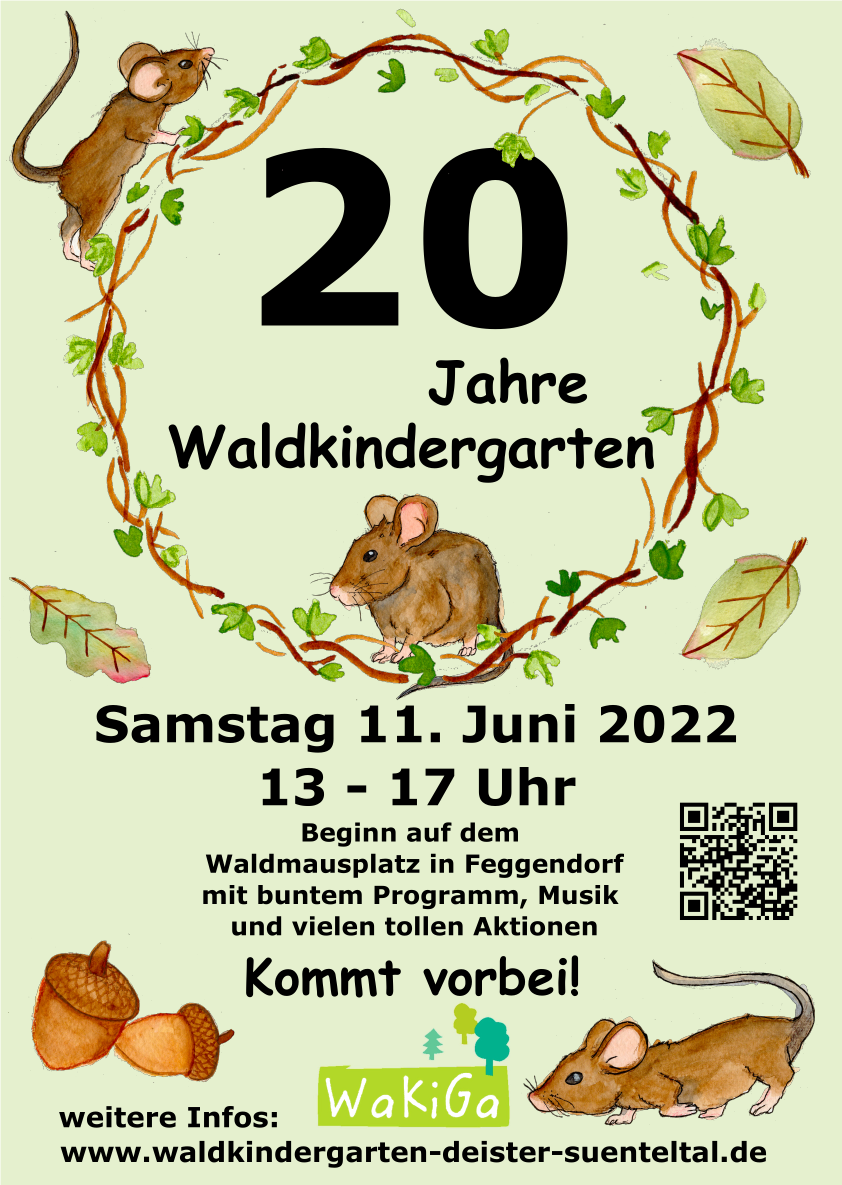 20-jähriges Jubiläum – Waldkindergarten Deister-Sünteltal e.V.